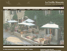 Tablet Screenshot of hotelrestaurant-latreillemuscate.com